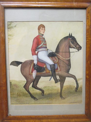Lot 347 - An officer ln horseback from the Queen's Own...