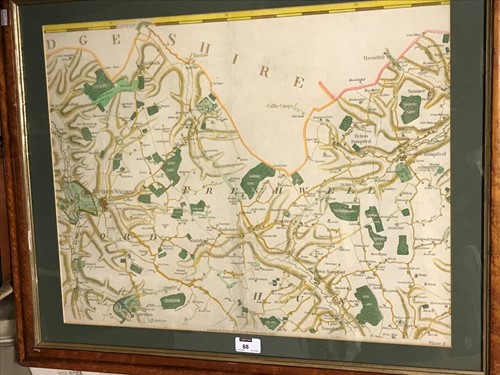 Lot 88 - Map of North West Essex, c.1777