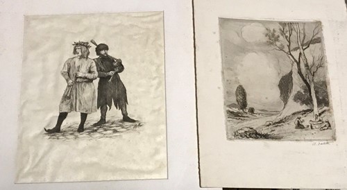 Lot 11 - Collection of loose etchings and engravings