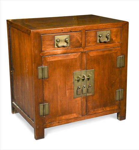 Lot 424 - A Chinese Tianjin cupboard, mid 20th century