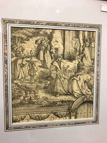 Lot 14 - Five early Continental wood engravings
