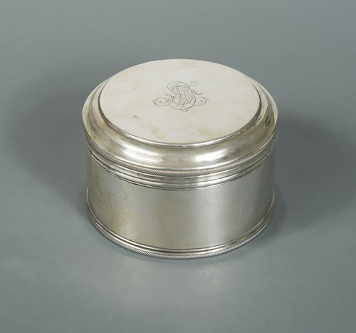Lot 420 - A 19th Century Dutch silver covered casket