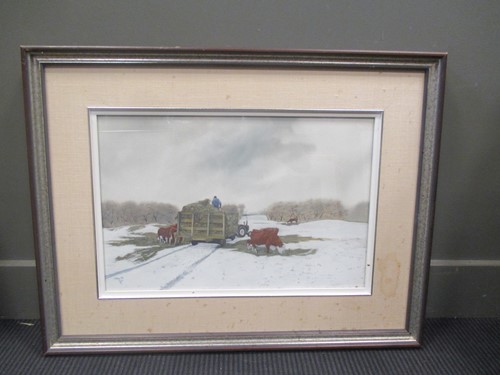 Lot 248 - P D Paqupitte (Canadian School ?) First calf,...