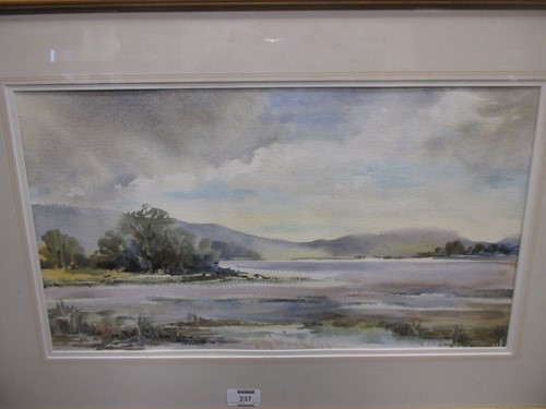 Lot 237 - Angela De Lotbiniere (British 1936-) The Lake...