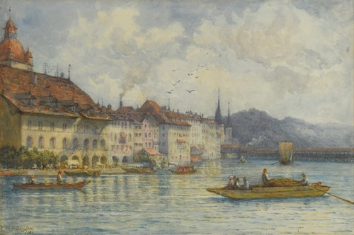 Lot 381 - Thomas Hale Sanders (British, fl. 1880-1906)