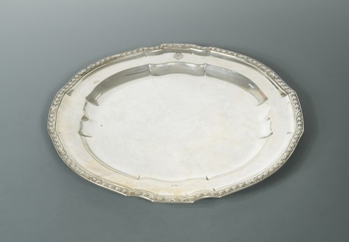 Lot 418 - A late 19th Century Austro-Hungarian silver salver