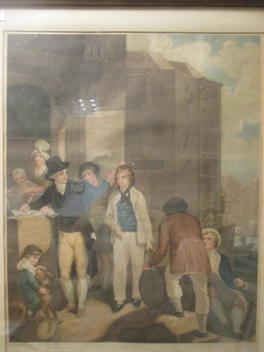 Lot 278 - After Morland, a pair of coloured stipple...