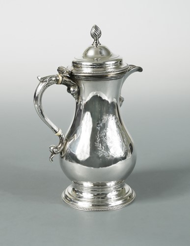 Lot 461 - A George III silver Turkish coffee or hot milk jug by Robert Hennell