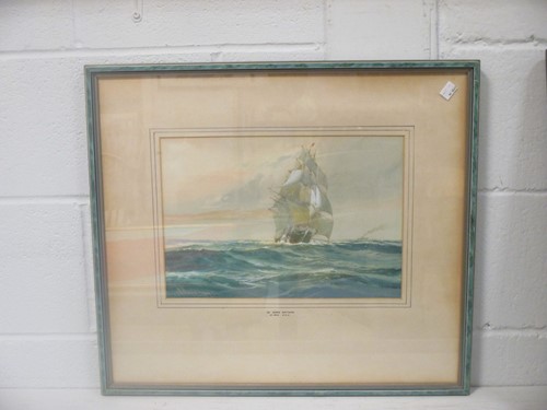 Lot 264 - W. Knox, 'In Home Waters' - marine scene with...
