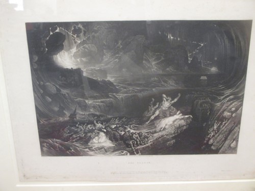 Lot 219 - After John Martin, mezzotint The Deluge 26.5 x...