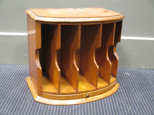 Lot 162 - A J C Viccary five sectioned book stand with...