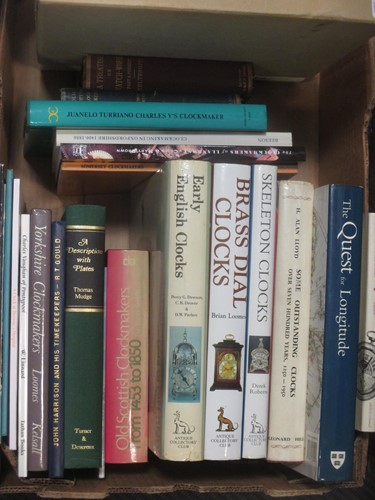 Lot 287 - Books - horology. Collection of books on...