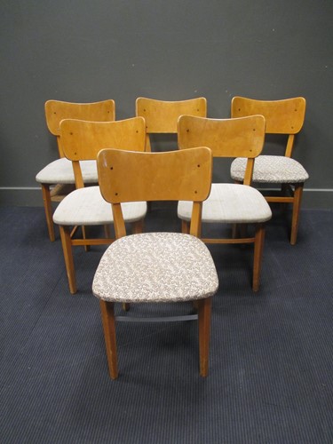 Lot 377 - A set of six Danish chairs