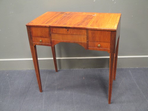 Lot 303 - A 19th century continental mahogany dressing...