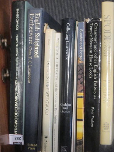 Lot 288 - A collection of books on Wedgwood and other...