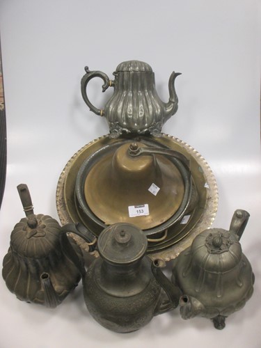 Lot 153 - A Chinese archaistic style bronze vessel, 21cm...