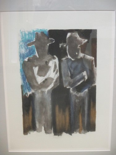 Lot 191 - Two Figures lithograph 39 x 29cm