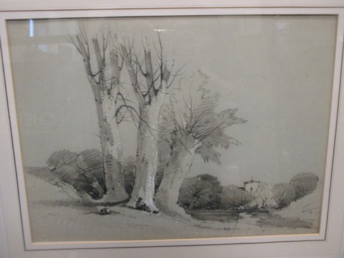 Lot 238 - Continental school 20th century, man resting...