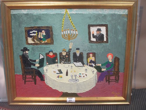 Lot 253 - Anthony Farrell (b. 1945) Figures celebrating...