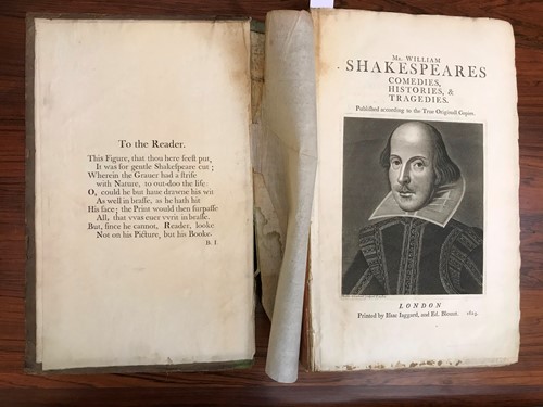 Lot 203 - SHAKESPEARE. First folio in facsimile.