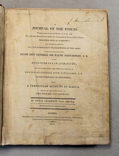 Lot 305 - ANDERSON (Aeneas)