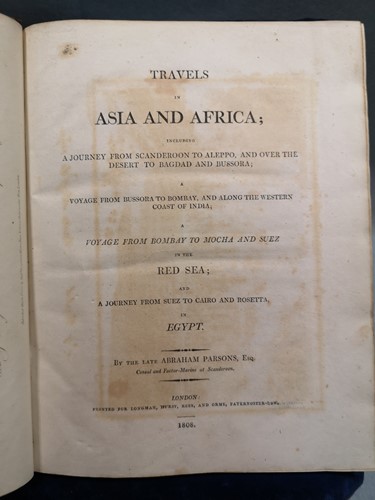 Lot 310 - PARSONS (Abraham)