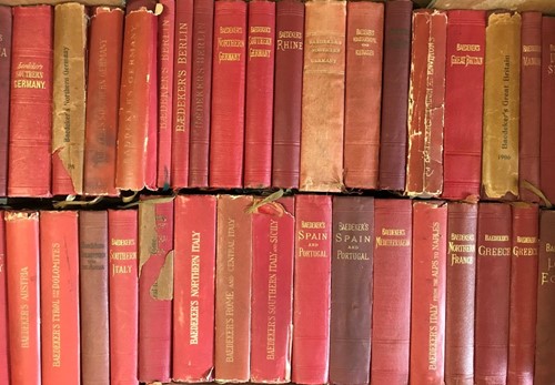 Lot 109 - BAEDEKER and similar travel guides.