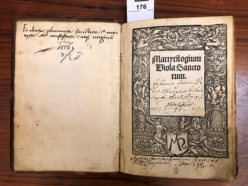 Lot 176 - Martyrilogium Viola Sanctorum