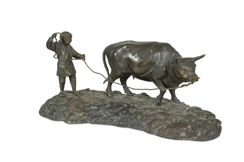Lot 92 - A Japanese bronze by Masatsune Chu, late Meiji Period (1868-1912)
