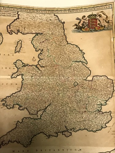 Lot 111 - A folder of mixed county maps