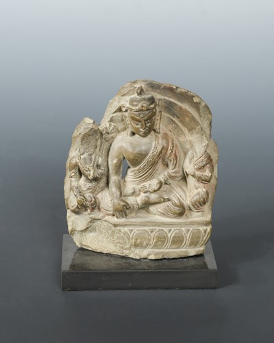 Lot 316 - A section of a portable shrine, Northwest Pakistan, 5/6th century
