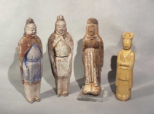 Lot 343 - A group of four Chinese tomb figures