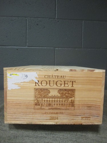 Lot 730 - Chateau Rouget, Pomerol 2014, 12 bottles