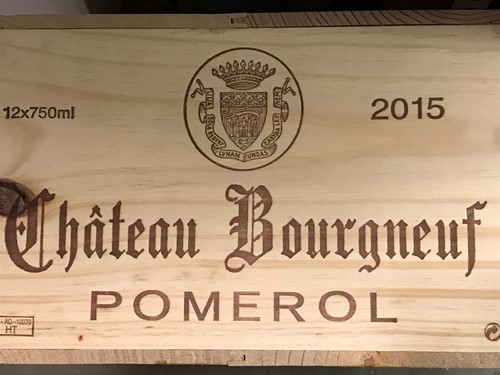 Lot 732 - Chateau Bourgneuf, Pomerol 2015, 12 bottles