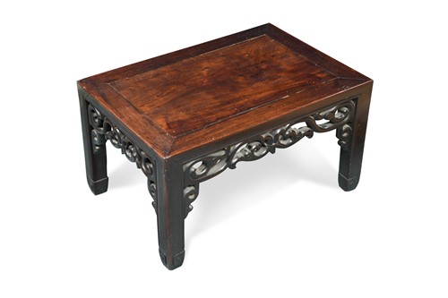 Lot 88 - A Chinese hardwood stand, early 20th century