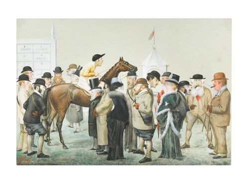 Lot 38 - Liberio Prosperi 'Lib' (Italian 1854-1928)