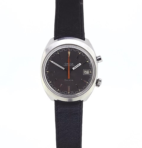 Lot 248 - Omega - A gentleman's steel 'Chronostop' flyback chronograph wristwatch