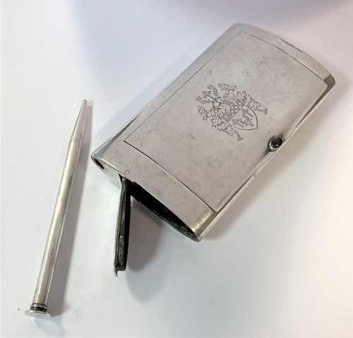 Lot 272 - Louis Kuppenheim - An unusual early 20th century German metalwares silver combination tobacco box