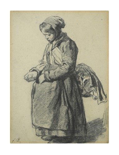 Lot 100 - François Bonvin (French, 1817-1887)