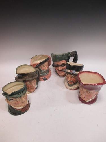 Lot 142 - A Royal Doulton toby jug Falstaff and five...