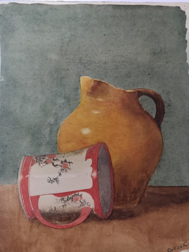 Lot 414 - Mary Jackson NEAC, RWS (British, b.1936), a...