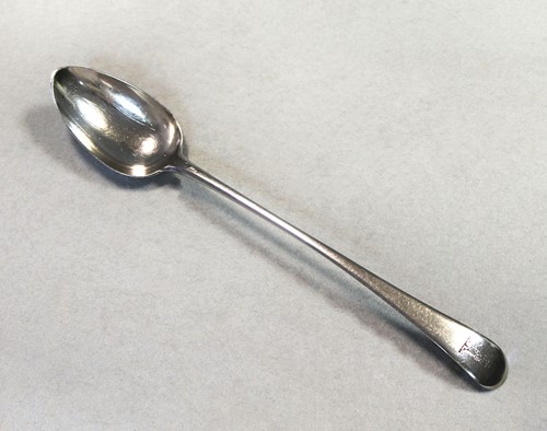 Lot 348 - A George III 18th century silver basting spoon by Peter and Ann Bateman
