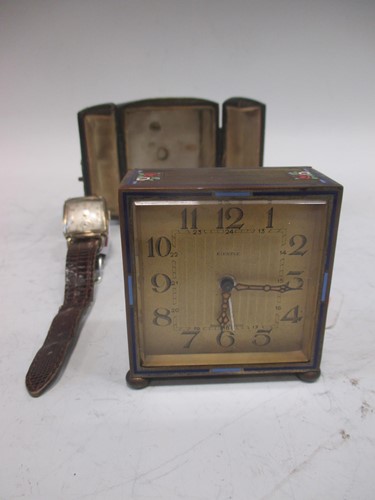 Lot 243 - A 1930's gold cased gent's Longines wristwatch...
