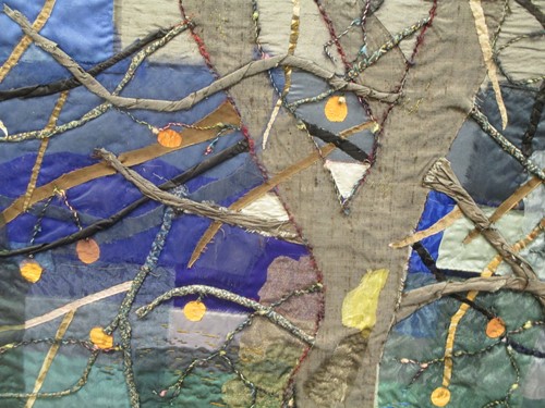 Lot 271 - A modern silk embroidery and strap-work of...