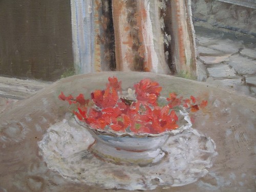 Lot 232 - Ariel Critall (1914-2012), A Bowl of flowers...