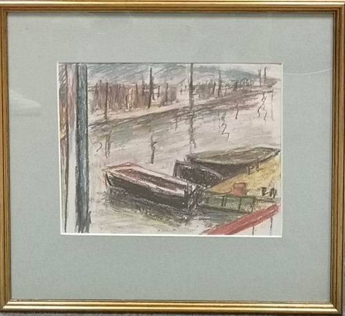 Lot 235 - Moila Powell (British 1895-1994), Harbour in...
