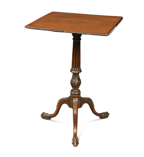 Lot 334 - A George III style mahogany tripod table