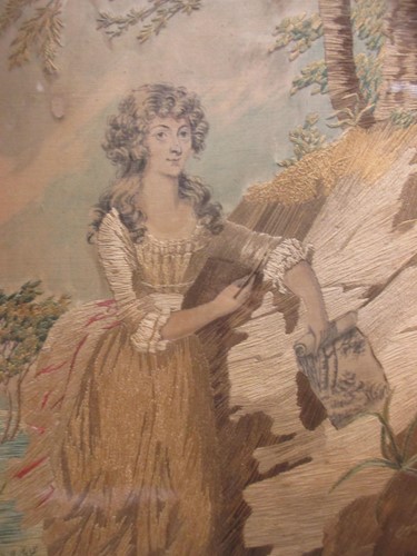 Lot 162 - A collection of six George III silk and...