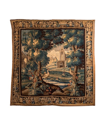 Lot 175 - A La Marche verdure tapestry, circa 1700