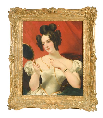 Lot 71 - Claude-Marie Dubufe (French, 1790-1864)